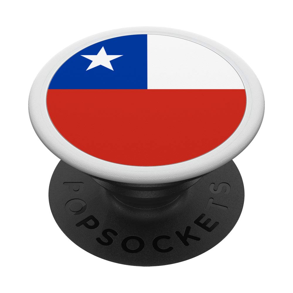 Chilean Flag Design PopSocket Grip & Stand - Durable Phone & Tablet Accessory for Home, Office, and Travel Use