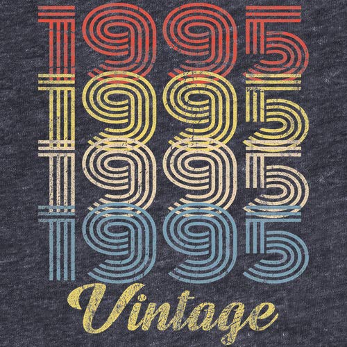 Vintage 1995 Retro 30th Birthday T-Shirt for Men - Funny 1990s Themed Gift - Perfect for 30th Birthday Parties & 90s Nostalgia Events