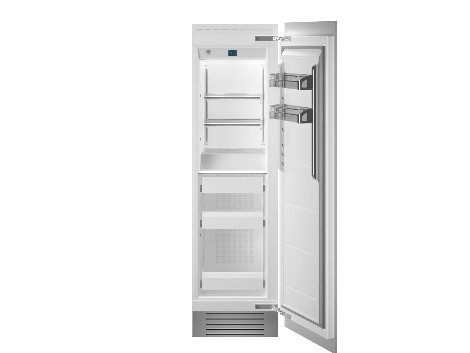 Bertazzoni REF24FCIPRR23 24-Inch Built-In Freezer Column - Panel Ready for Seamless Kitchen Integration | Perfect for Modern Home Renovations & Luxury Kitchen Designs