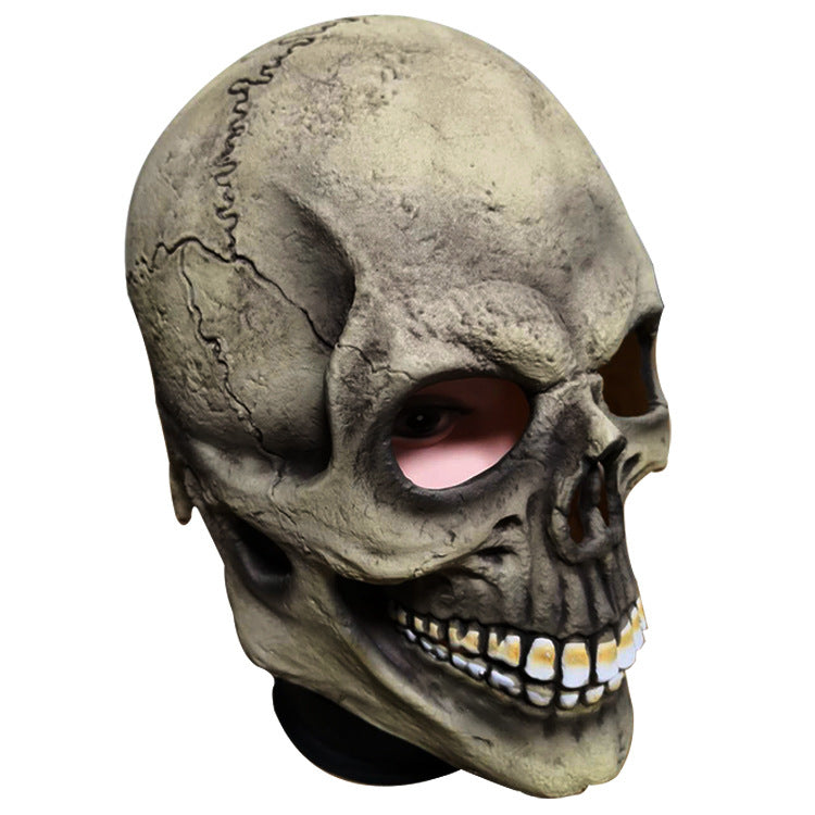 Scary Halloween Skull Mask for Adults - Realistic 3D Latex Costume Accessory for Horror Parties, Cosplay & Trick or Treat