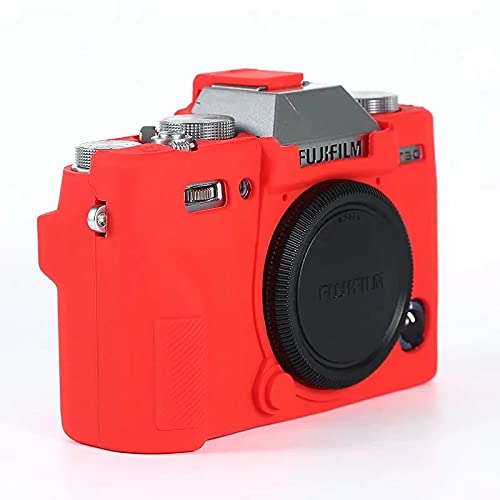 Durable Silicone Protective Case Cover for Fujifilm X-T30 XT30 XT 30 Mirrorless Digital Camera - Shockproof & Scratch Resistant (Red) - Perfect for Travel, Outdoor Photography & Everyday Use