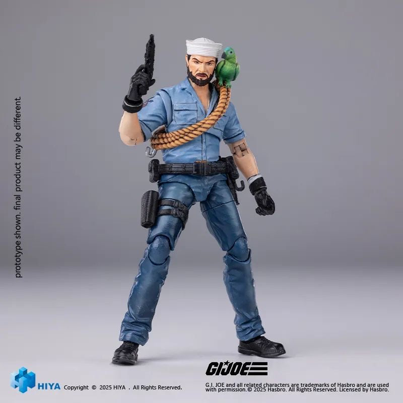 Pre Order 1/18 Scale Hiya 4-Inch G.I. Joe Shipwreck Action Figure - Collectible Military Toy for Display & Play | Perfect for Fans, Collectors & Diorama Scenes