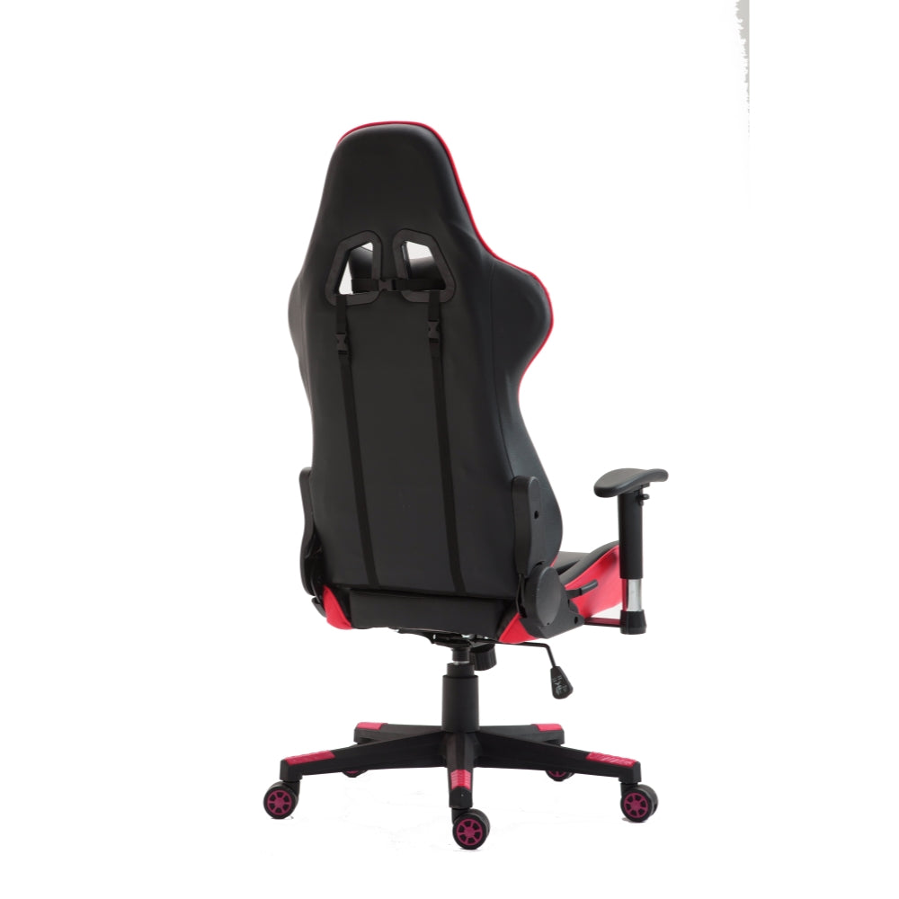 TITAN X SERIES 002 Ergonomic Gaming Chair with Lumbar Support - Black & Red for PC, Console, and Office Use