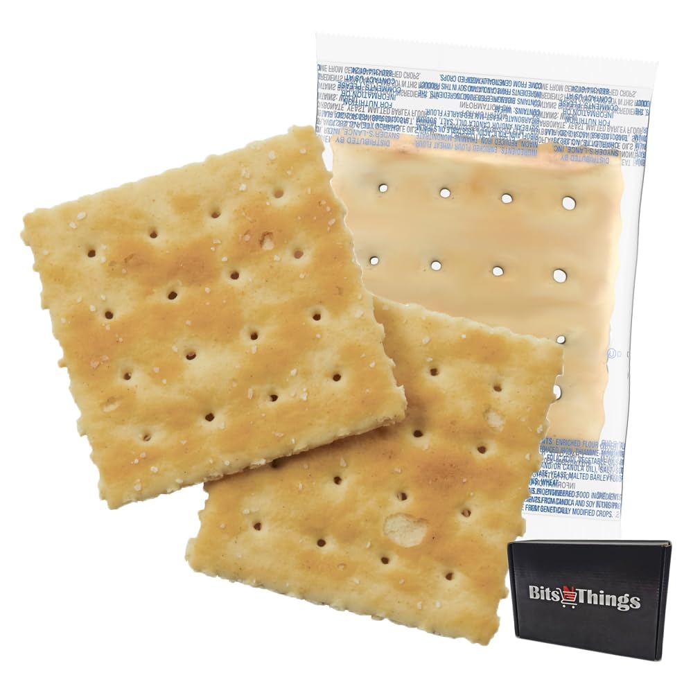 Premium Kosher Saltine Crackers - Made in USA - 2 Crackers per Pack (50 Packs) - Perfect for Soups, Cheese Platters & Snacking
