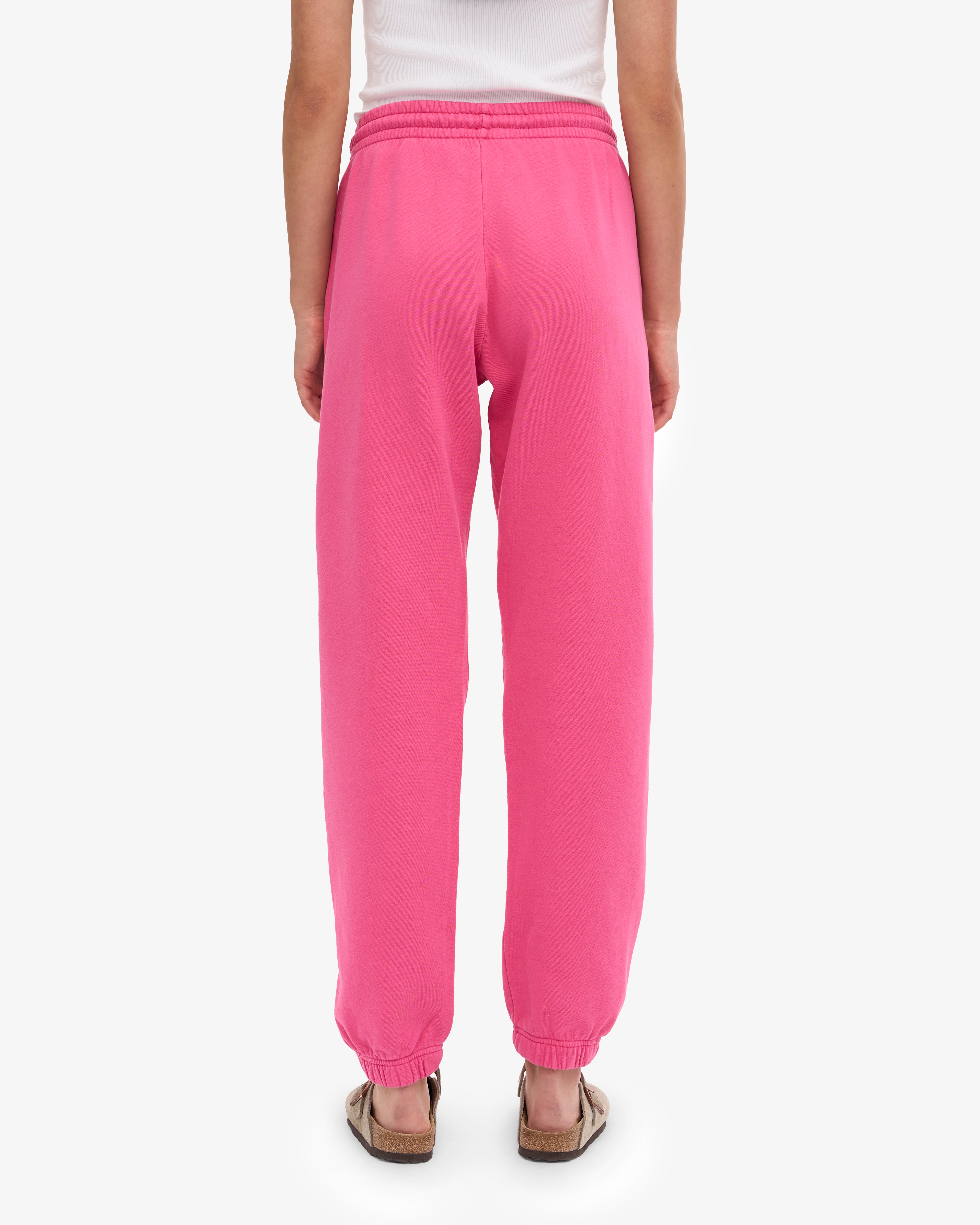 Organic Cotton Sweatpants for Women - Soft & Comfortable Lounge Pants in Bubblegum Pink - Perfect for Yoga, Running & Casual Wear