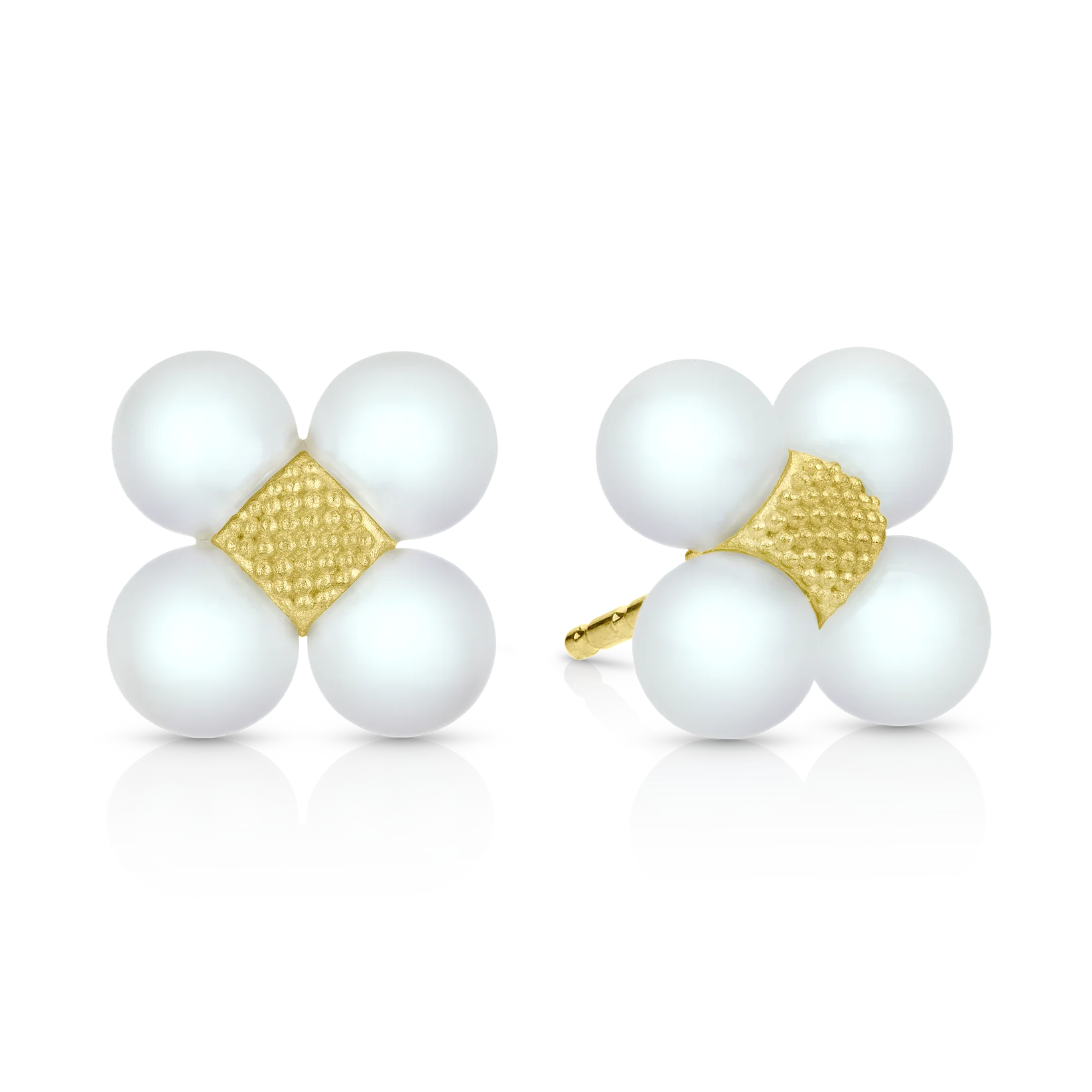 Paul Morelli Pearl Sequence Stud Earrings - Elegant Pearl Jewelry for Women | Perfect for Weddings, Parties & Special Occasions
