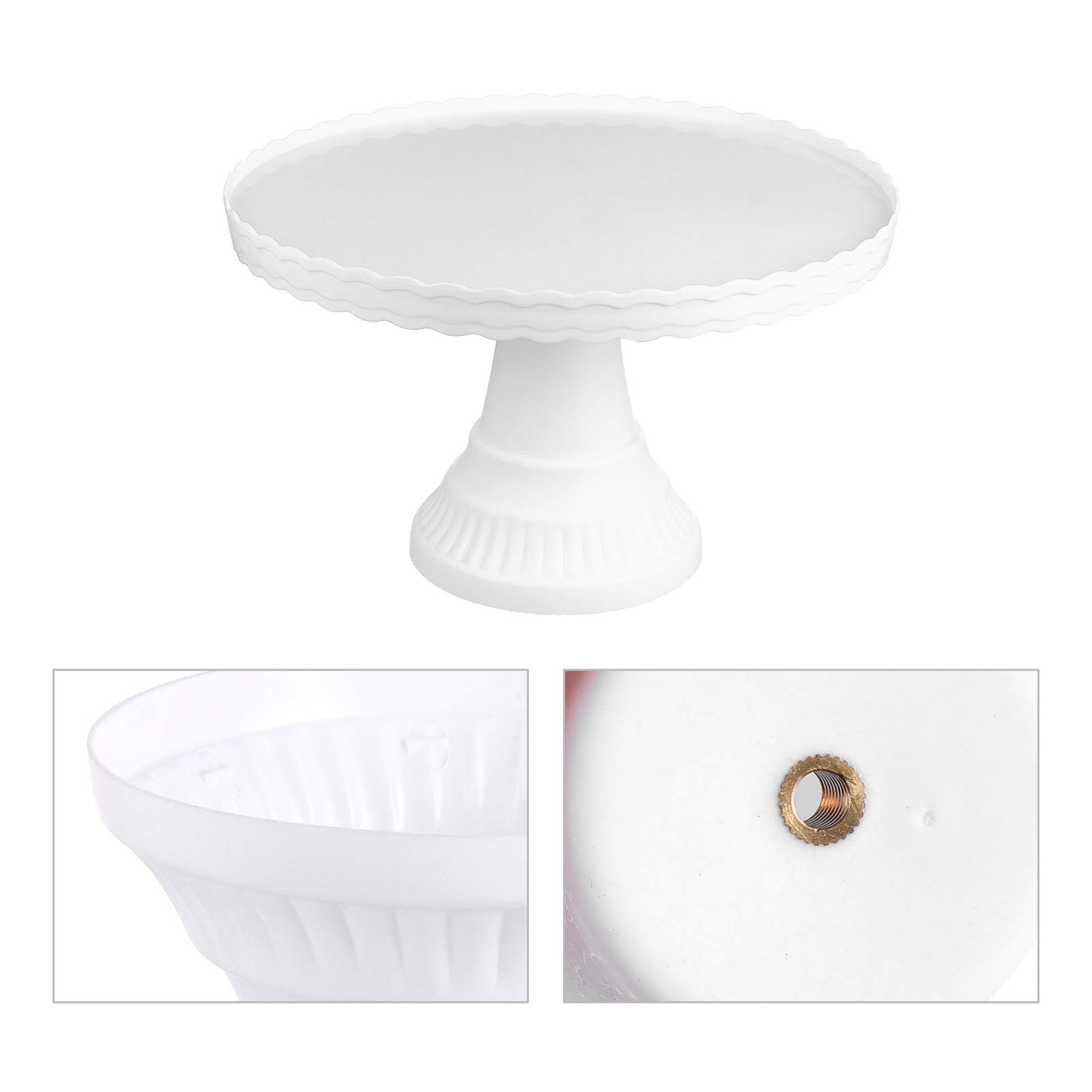 Elegant 3-Tier Cake Stand for Dessert Display - Perfect for Birthday Parties, Weddings, Baby Showers & Special Events | Sturdy Serving Plate & Food Holder for Stylish Entertaining