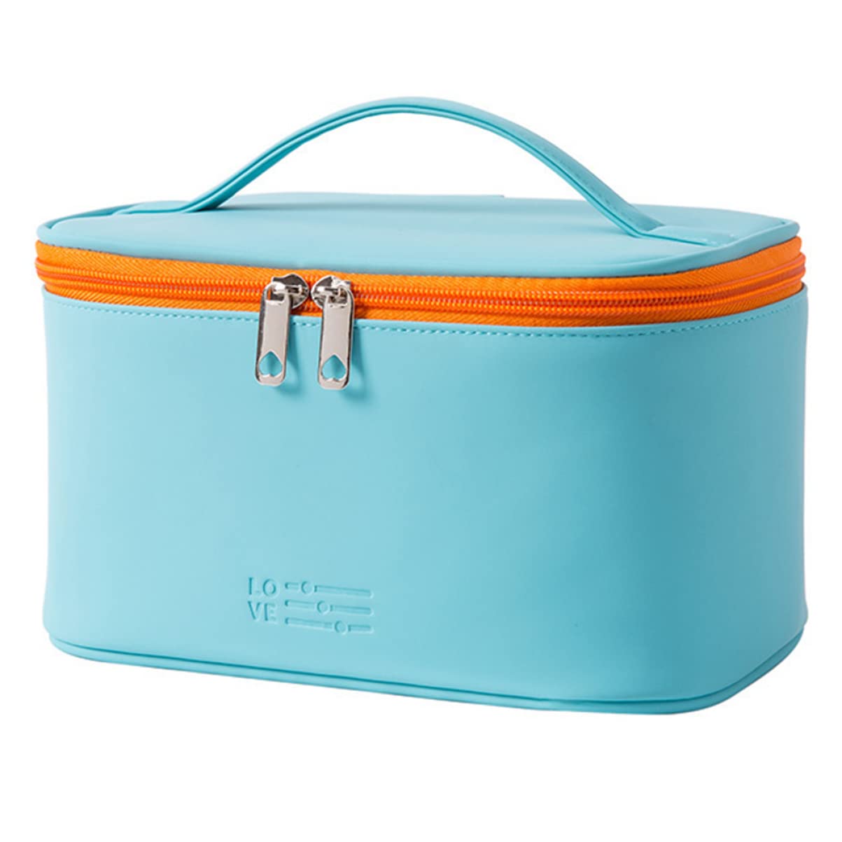 FRCOLOR Large Capacity Waterproof Makeup & Toiletry Travel Bag with Zipper - Perfect for Travel, Gym, Camping & Daily Organization