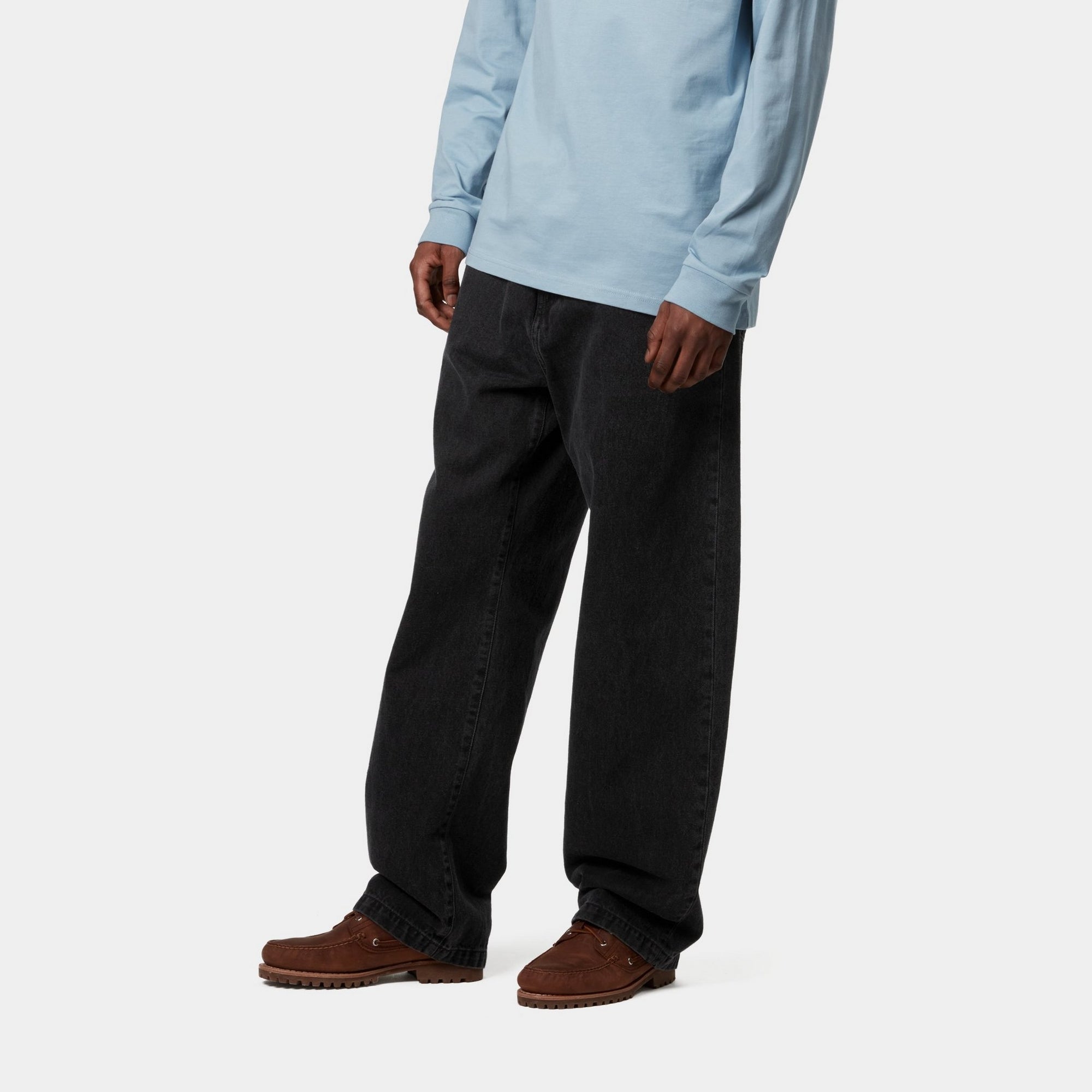 Premium Landon Men's Dress Pants | Classic Black Stone Washed Cotton | Perfect for Office, Business Casual & Formal Occasions