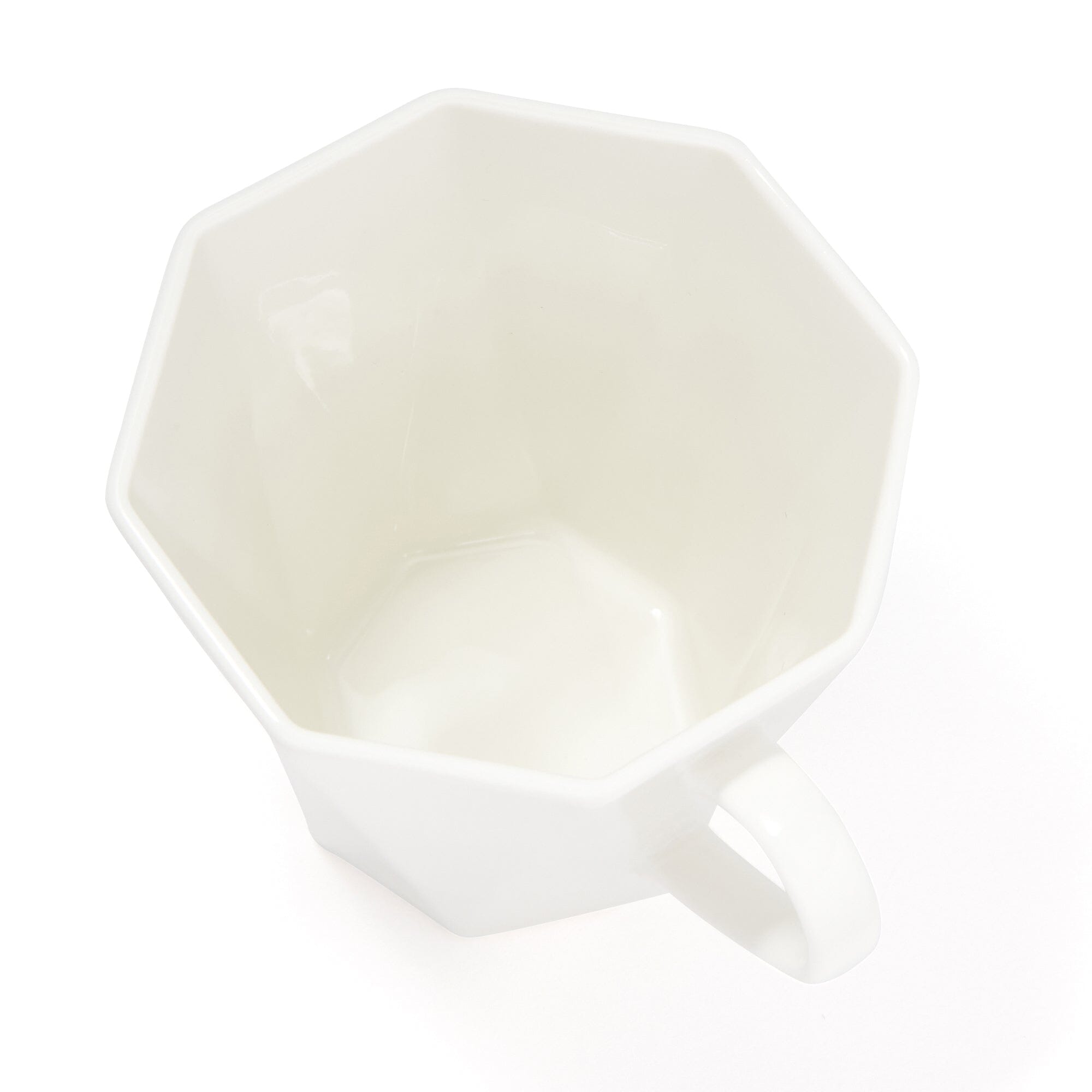 Premium Octagon Blanche Mug - Elegant White Ceramic Coffee Cup for Home, Office & Gifts - Perfect for Tea, Coffee & Hot Beverages