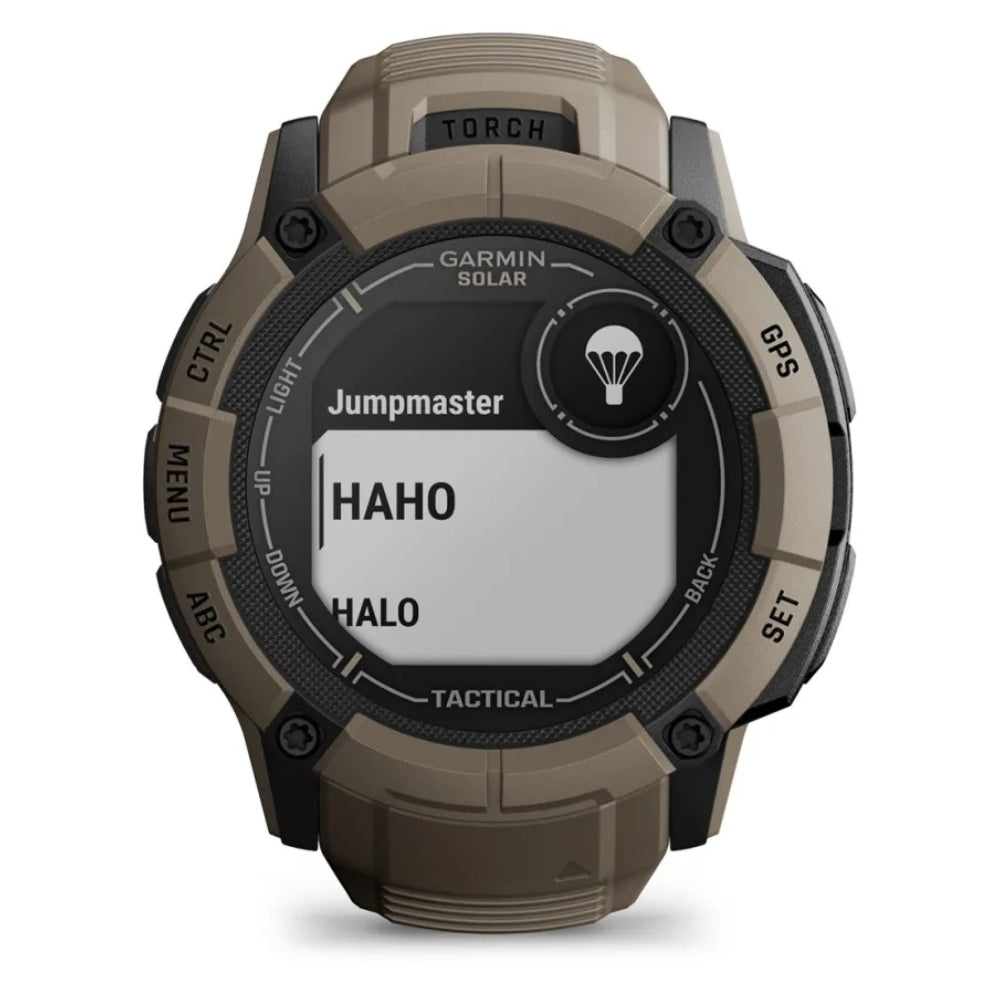 Garmin Instinct 2X Solar Tactical Smartwatch - Rugged Outdoor GPS Watch with Solar Charging, Tactical Features & Health Monitoring for Military, Hiking & Adventure Activities