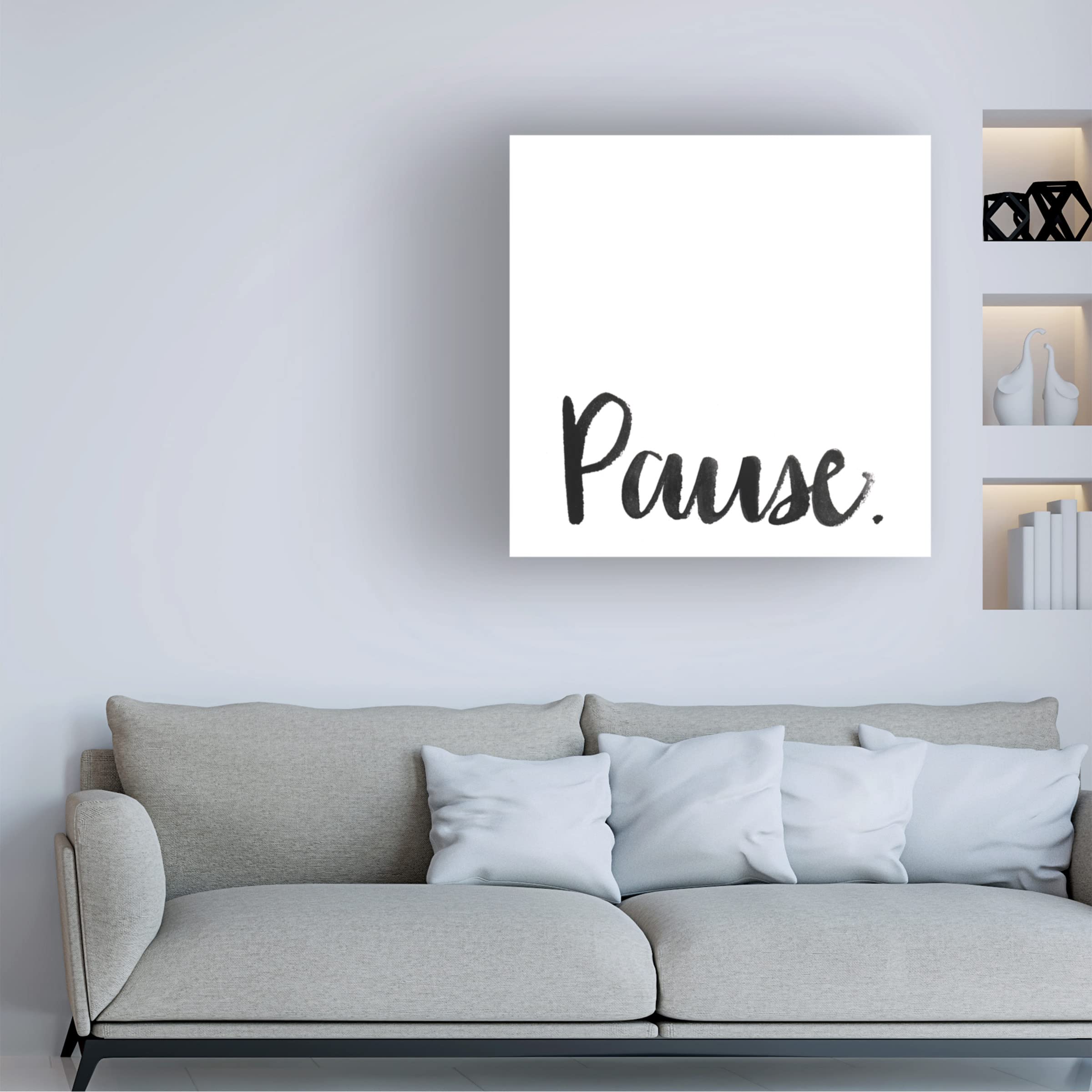 Grace Popp 'Simple Mantras II' Canvas Wall Art Print - Modern Inspirational Home Decor for Living Room, Bedroom & Office