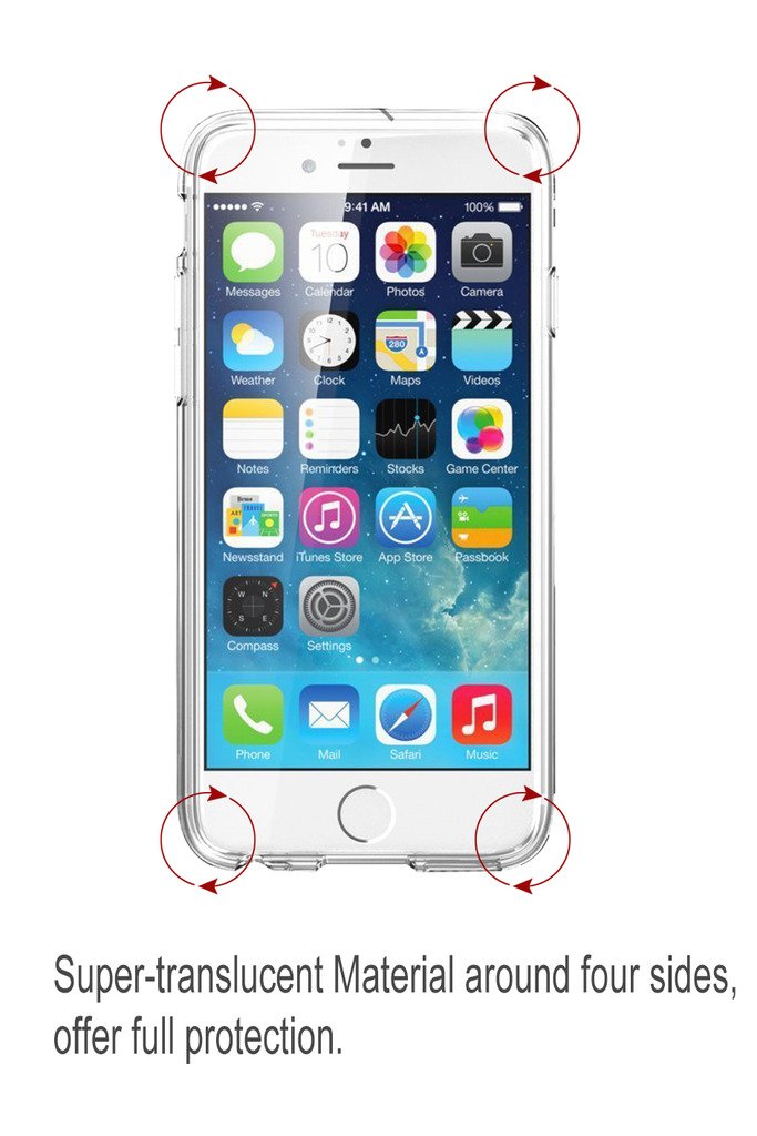 Premium Slim Hard Case for iPhone 6/6s (4.7 Inch) - Non-Slip Grip Protective Cover | Perfect Fit for iPhone 6/6s (2015 Models) | Ideal for Sports, Outdoor Activities & Daily Use - Soccer Lovers Design