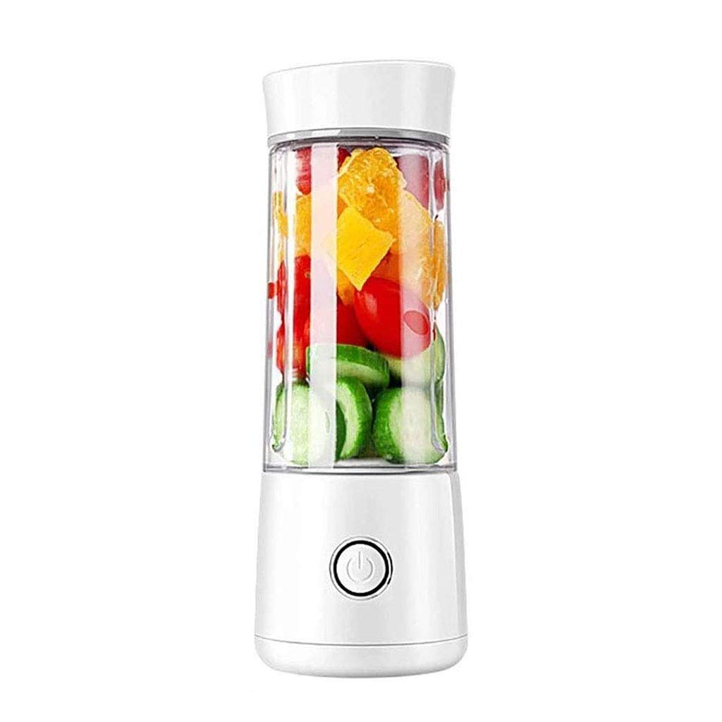 Portable USB Rechargeable Personal Blender - 600ml Travel Juicer Cup for Smoothies, Baby Food & Protein Shakes | Electric Fruit Blender with 2 Blades | Perfect for Home, Office & Gym (2-Pack, Color A)