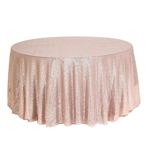 Premium Sequin Round Tablecloth 132