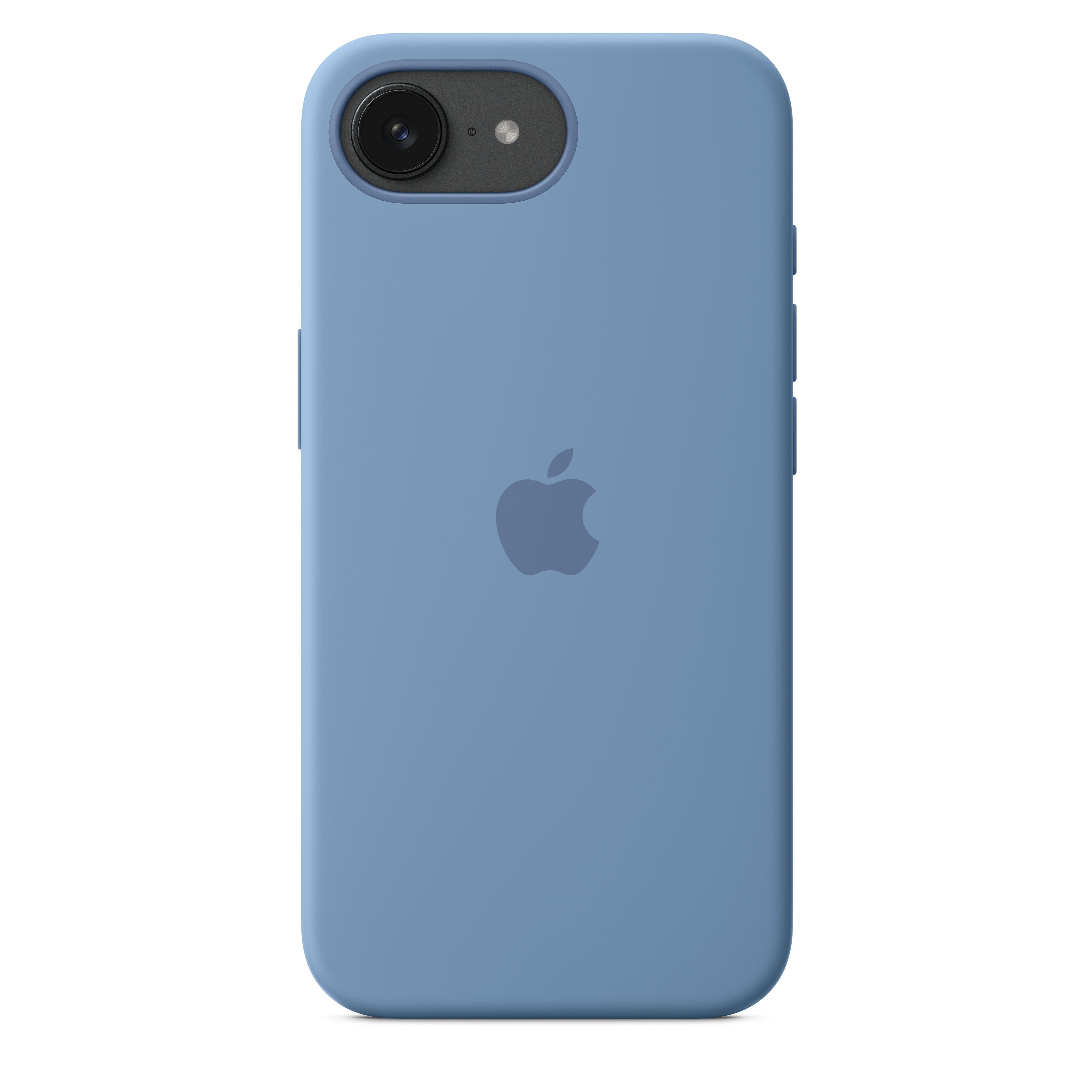 Premium Silicone Case for iPhone 16e - Winter Blue | Slim Protective Cover with Soft-Touch Finish | Perfect for Daily Use, Travel & Outdoor Activities