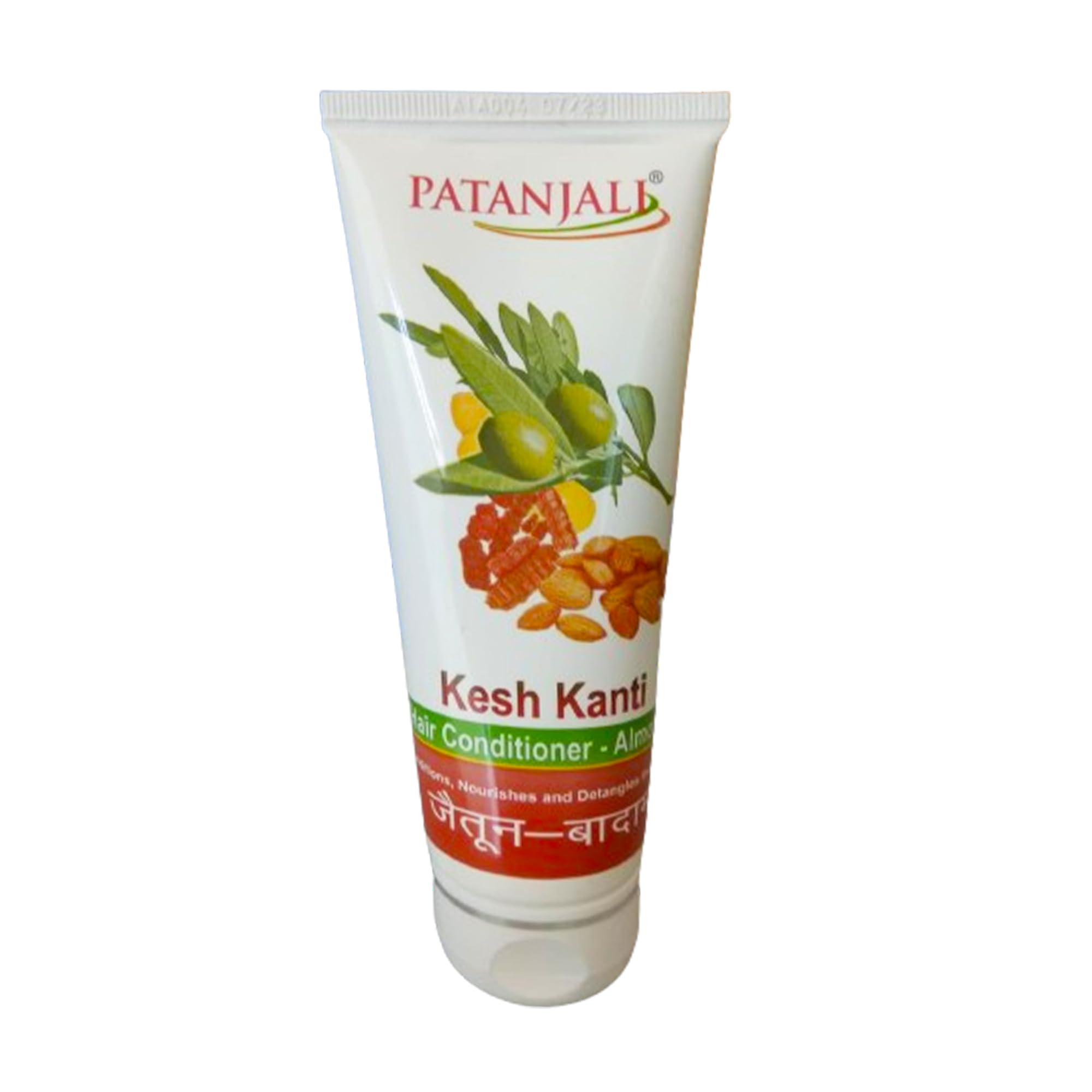 Patanjali Kesh Kanti Almond Hair Conditioner - 100gm / 3.38 fl oz - Natural Ayurvedic Hair Care for Dry & Damaged Hair - Perfect for Daily Use & Hair Repair