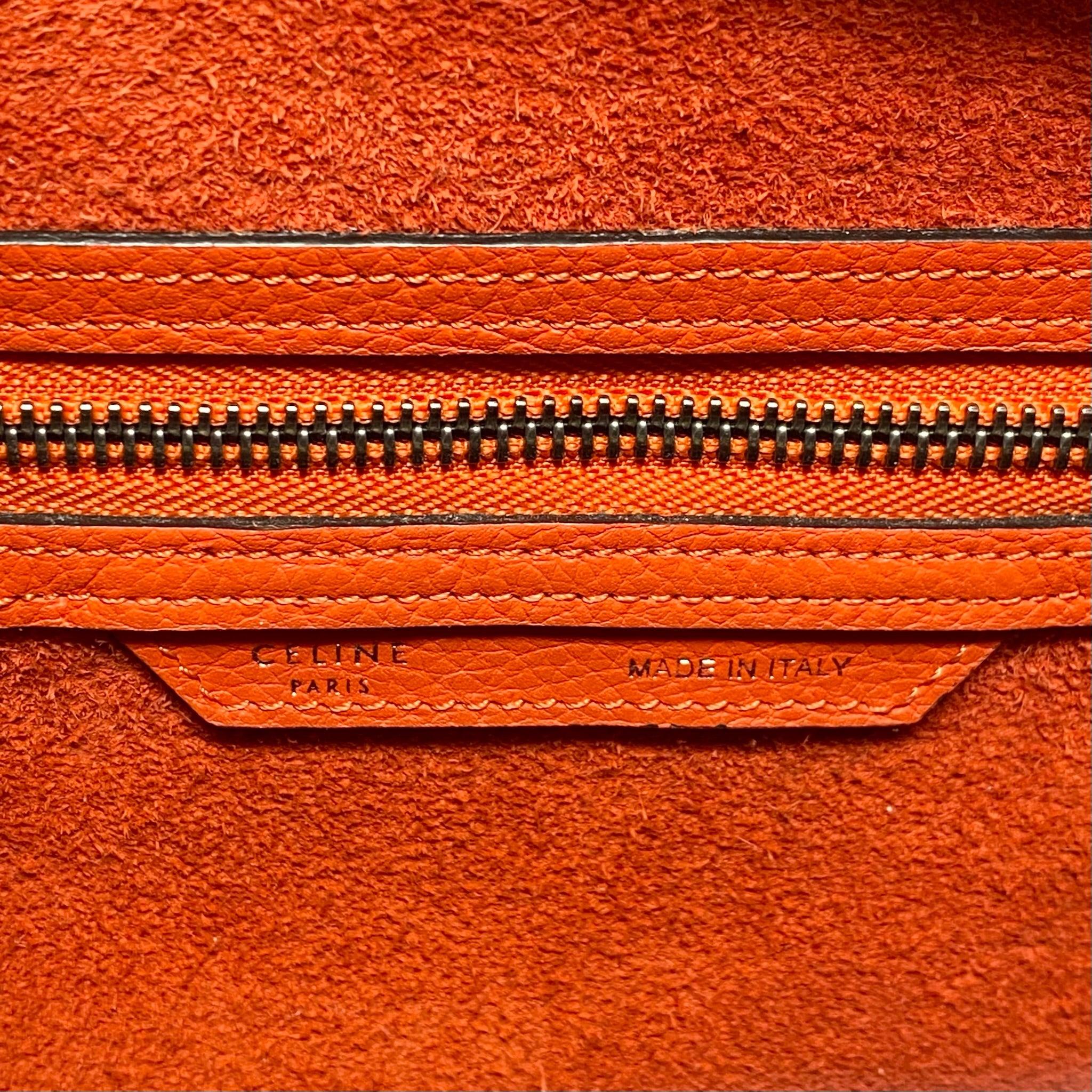 Celine Red Micro Luggage Bag - Premium Leather Crossbody Handbag for Women | Perfect for Travel, Work & Evening Out