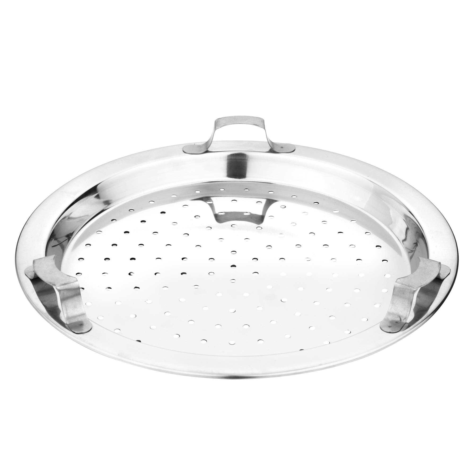 Premium Stainless Steel Tri-Ply Induction Compatible Kadai with Lid & 5 Stackable Plates (2 Idli, 2 Dhokla, 1 Patra) - 27cm/4.75L Multipurpose Indian Cookware for Steaming, Frying & Serving - Perfect for Home Kitchens & Indian Cooking