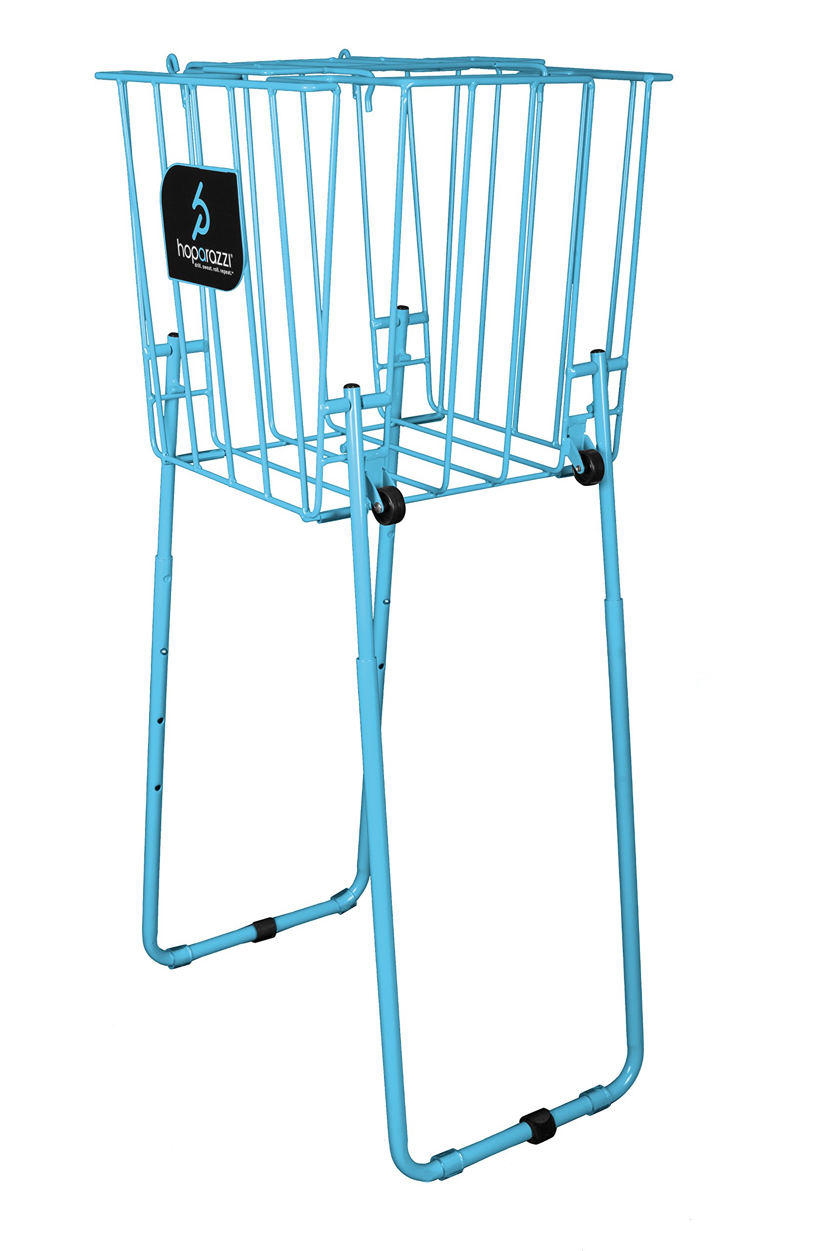 HOPARAZZI Pro Elite 125 Tennis Ball Basket - Premium Tennis Ball Holder for Practice & Training - Perfect for Coaches, Players & Tennis Courts