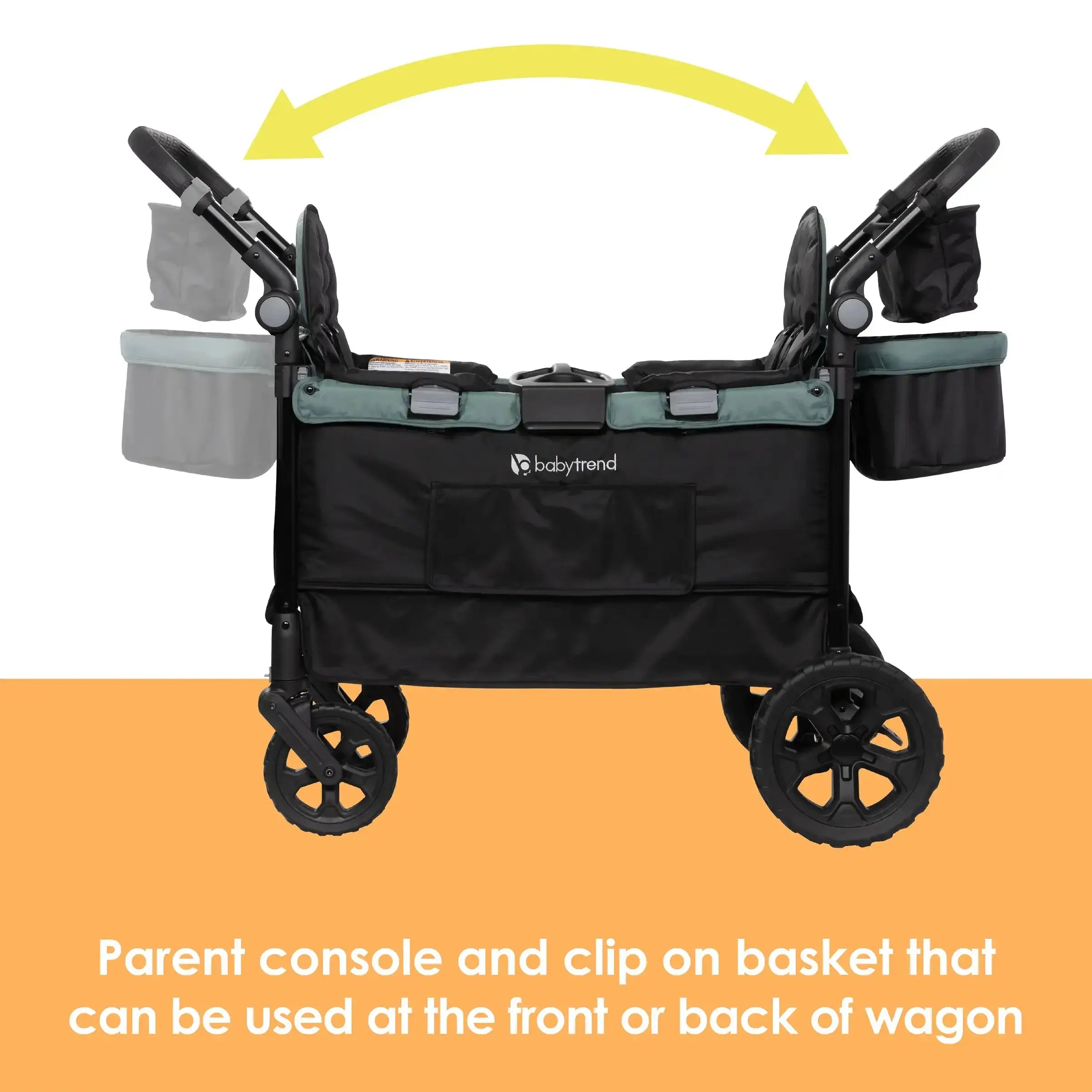 Quest PLUS 3-in-1 Stroller Wagon in Madrid Green - Convertible Baby Stroller & Wagon for Toddlers (Target Exclusive) | Perfect for Park Outings, Beach Trips & Family Adventures