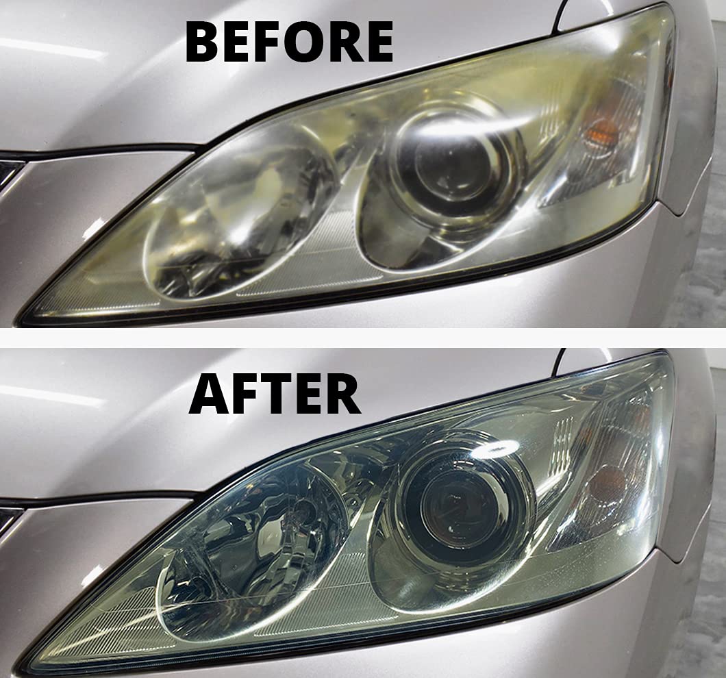 SONAX Profiline Headlight Restoration Kit - Restore Cloudy & Yellow Headlights to Like New | DIY Car Headlight Cleaner & Polish Kit for Cars, Trucks, SUVs | Perfect for Night Driving Safety & Vehicle Maintenance