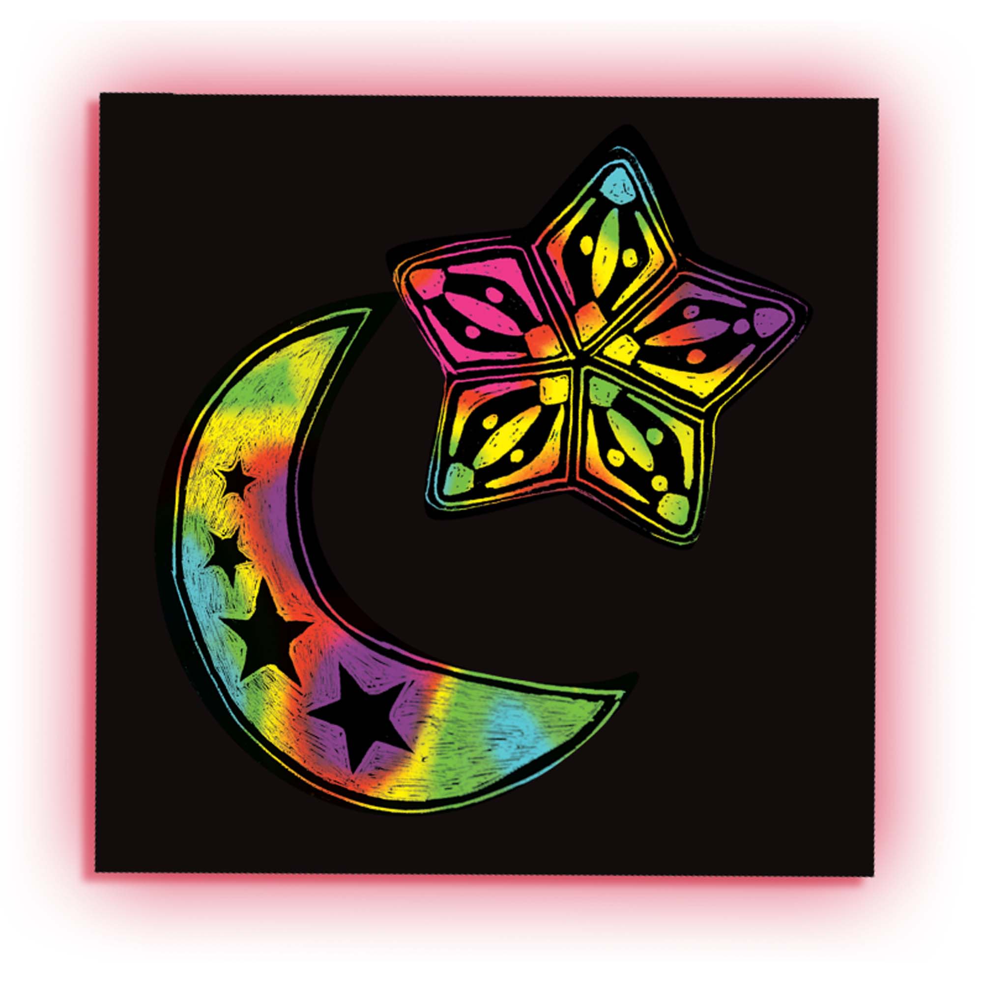 Scratch Art Rainbow Mini Notes - Box of 125 Colorful Scratch Paper Notes for Kids, DIY Crafts, Party Favors, Classroom Rewards & Creative Gift Ideas