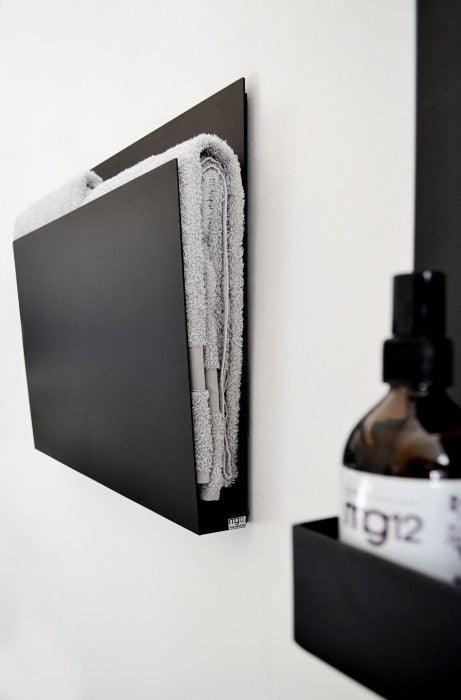 Mg12 Geometric Magazine Towel Warmer - 23W x 20H - Premium Bathroom Luxury for Spa, Hotel & Home Use