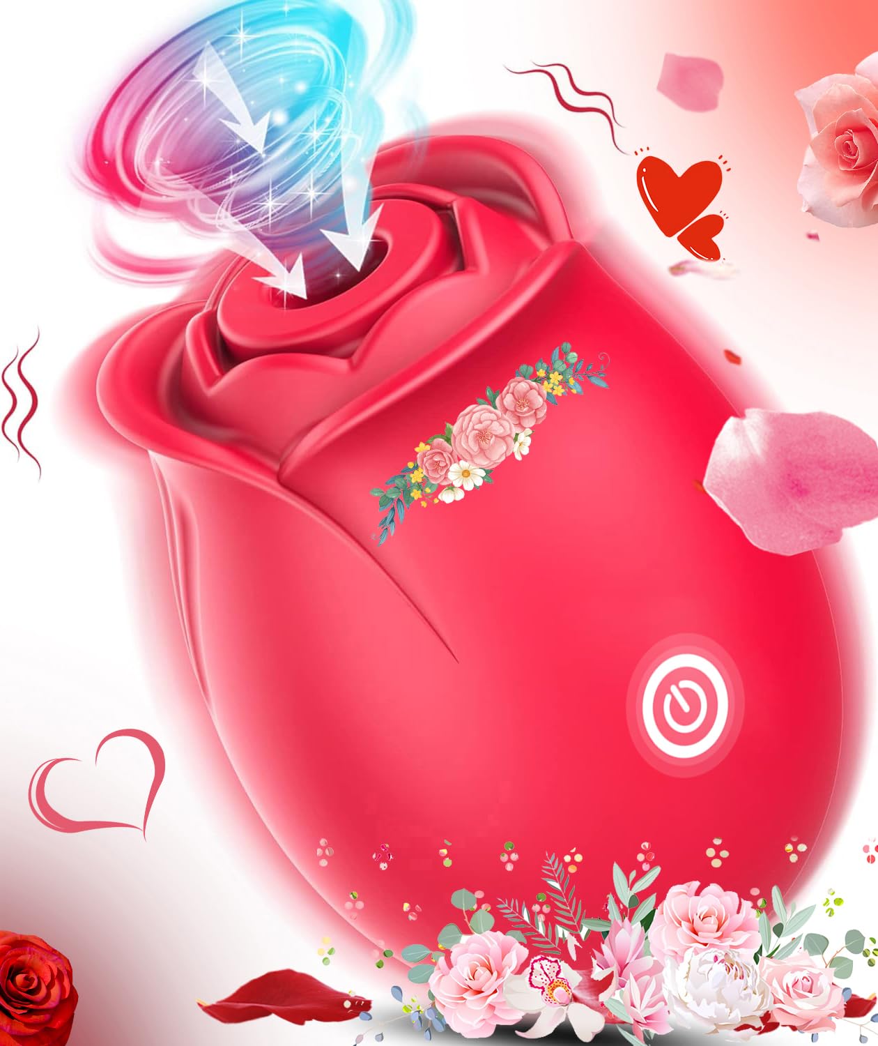 2024 Rose Vibrator for Women - 10 Speed G-Spot Stimulator & Clitoral Massager, Rechargeable Waterproof Adult Toy for Sensual Pleasure & Intimate Moments - Perfect for Solo Play & Couples Foreplay