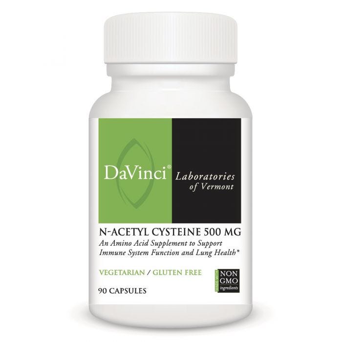 N Acetyl Cysteine 500mg 90 Capsules | NAC Supplement for Liver Support & Respiratory Health | Antioxidant Boost for Detox & Immune System | Daily Wellness Supplement for Adults