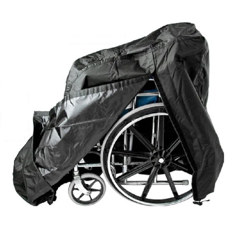 Lightweight Manual Folding Wheelchair Cover - Waterproof & Durable for Indoor/Outdoor Use - Perfect for Travel, Hospitals, and Home Care