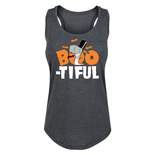 Spongebob Squarepants Boo-Tiful Women's Racerback Tank Top - Hybrid Apparel - Halloween Costume, Cosplay & Casual Wear