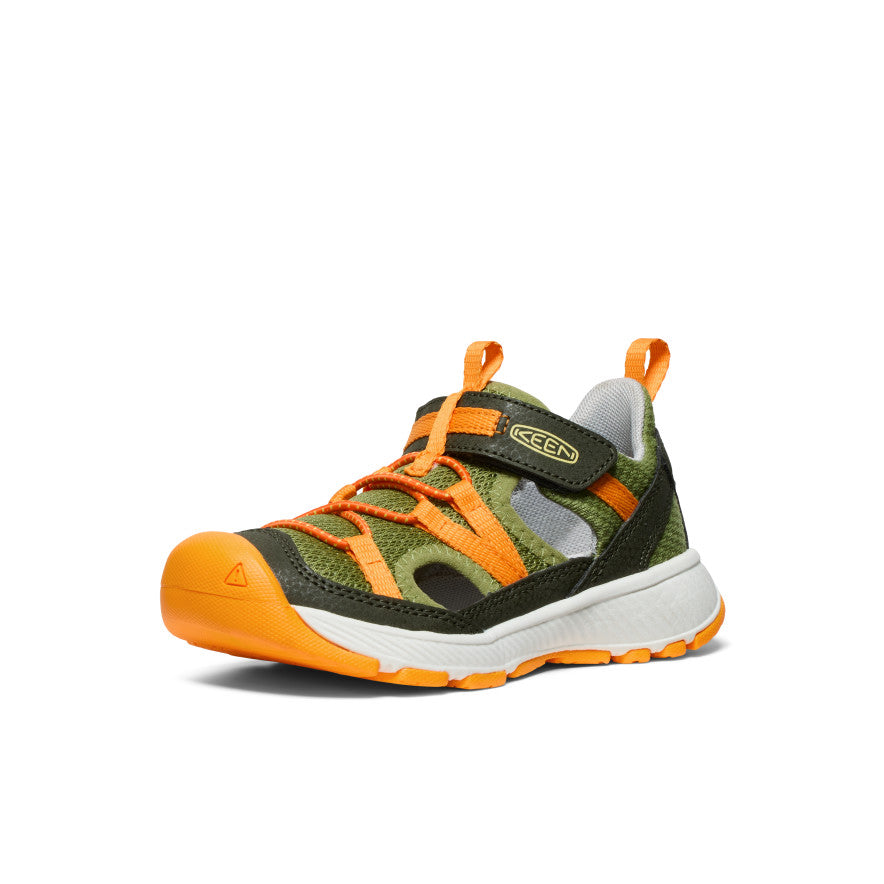 Motozoa Kids' Sandals for Boys & Girls - Forest Night/Bright Marigold | Comfortable & Durable Outdoor Play Shoes for Beach, Park & Summer Activities