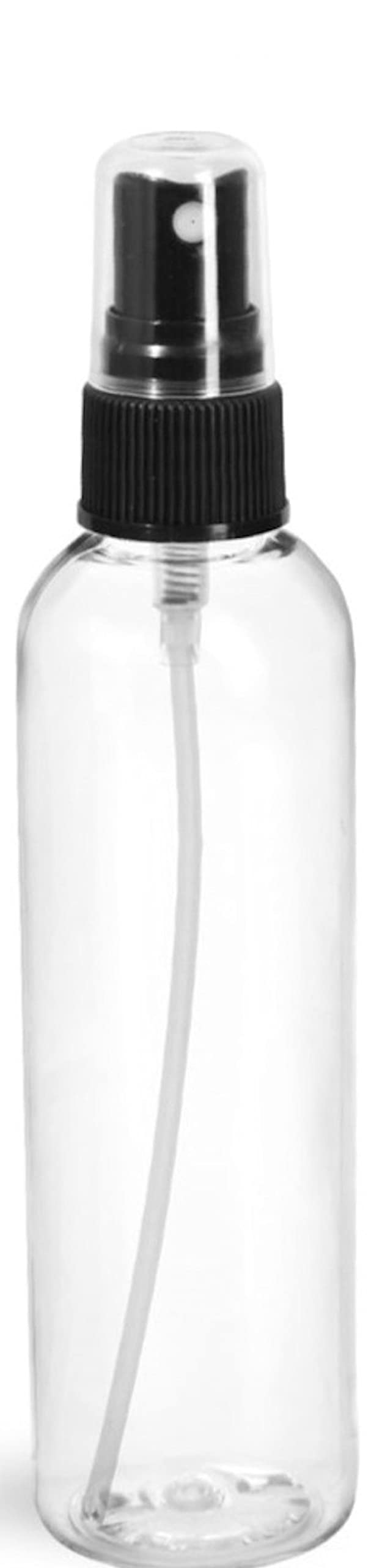 10 Pack Black 50ml Plastic Spray Bottles - Fine Mist Empty Refillable Sprayer with Pump Cap for Essential Oils, Perfumes, Hair Care & Travel Size Liquids - Perfect for DIY Beauty, Aromatherapy & Home Cleaning Solutions