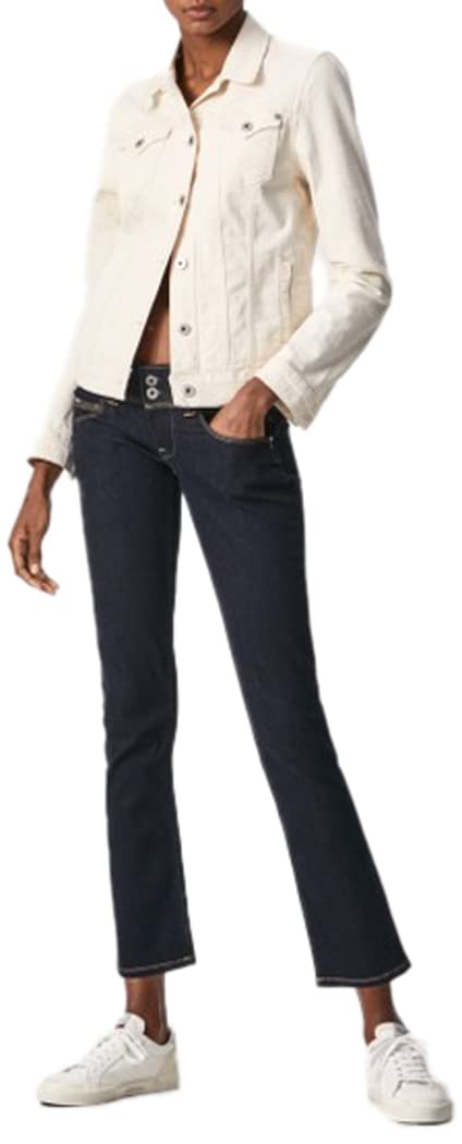 Pepe Jeans Venus Women's Straight Blue Jeans - Size M15 EU 42 (US 32/34) - Casual Everyday Wear & Office Pants