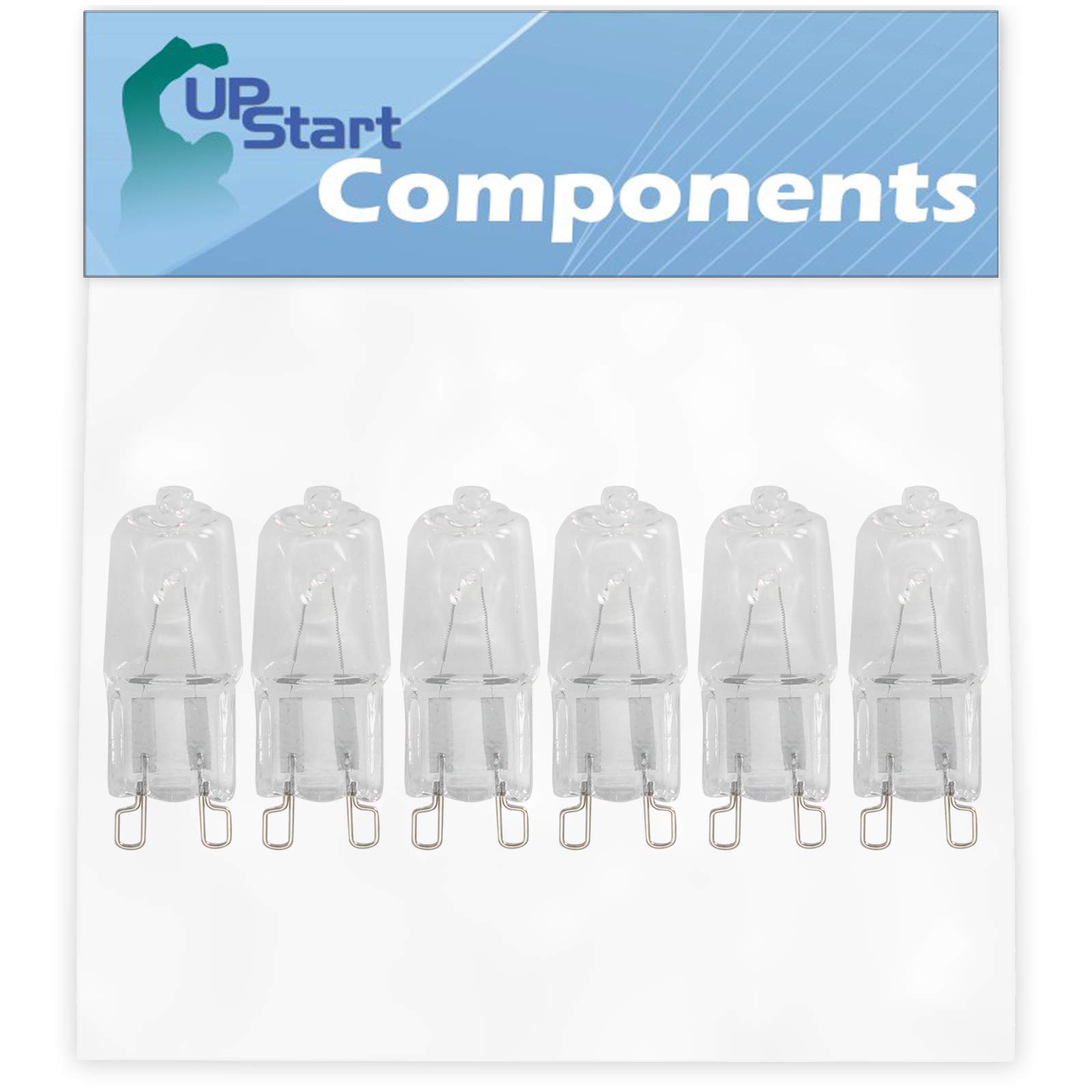 6-Pack W10709921 Microwave Light Bulb Replacement for Jenn-Air JMV8208WB0 - Compatible with W10208564 Bulb - Perfect for Kitchen Appliance Repair & Home Maintenance