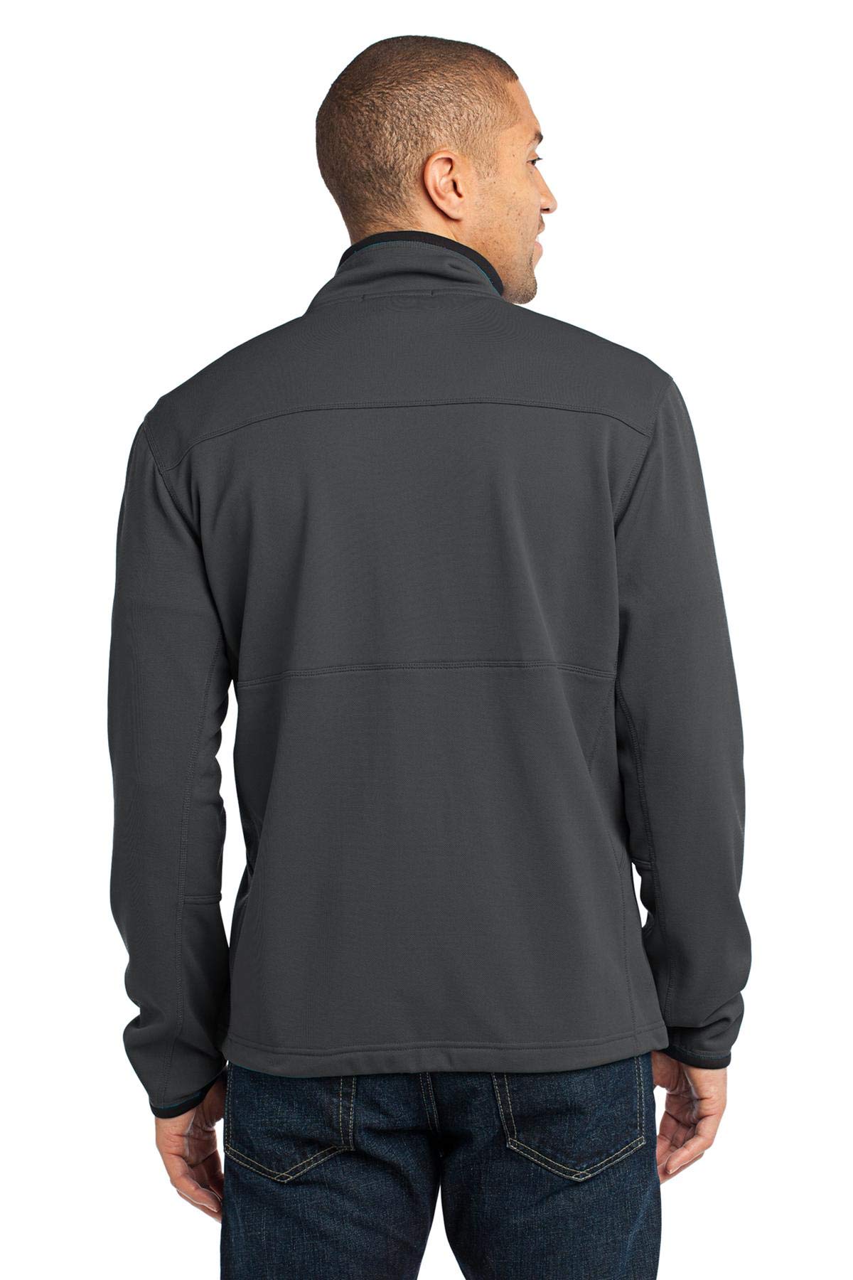 Port Authority Men's Pique Fleece Jacket - Warm & Comfortable Fleece-Lined Jacket for Men | Perfect for Outdoor Activities, Work & Casual Wear