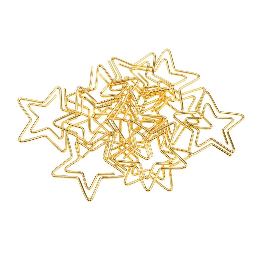 120-Piece Star Shaped Paper Clips - Colorful Small Bookmark Clips for Office, School, and Home Organization - Perfect for DIY Crafts, Scrapbooking, and Gift Wrapping