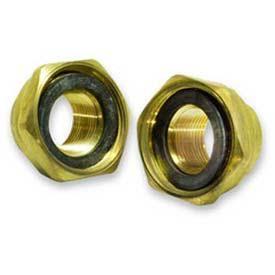 Grundfos 529912 3/4 Inch Half Union Threaded End Pair - Brass Plumbing Fittings for Water Pumps, Boilers & HVAC Systems