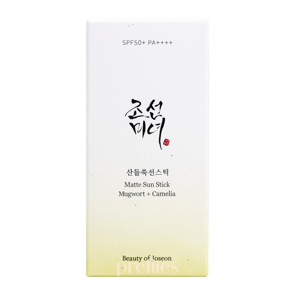 Beauty of Joseon Matte Sun Stick SPF50+ PA++++ - Mugwort & Camellia Extract, 18g Korean Sunscreen for Oily Skin | Daily UV Protection & Makeup Base