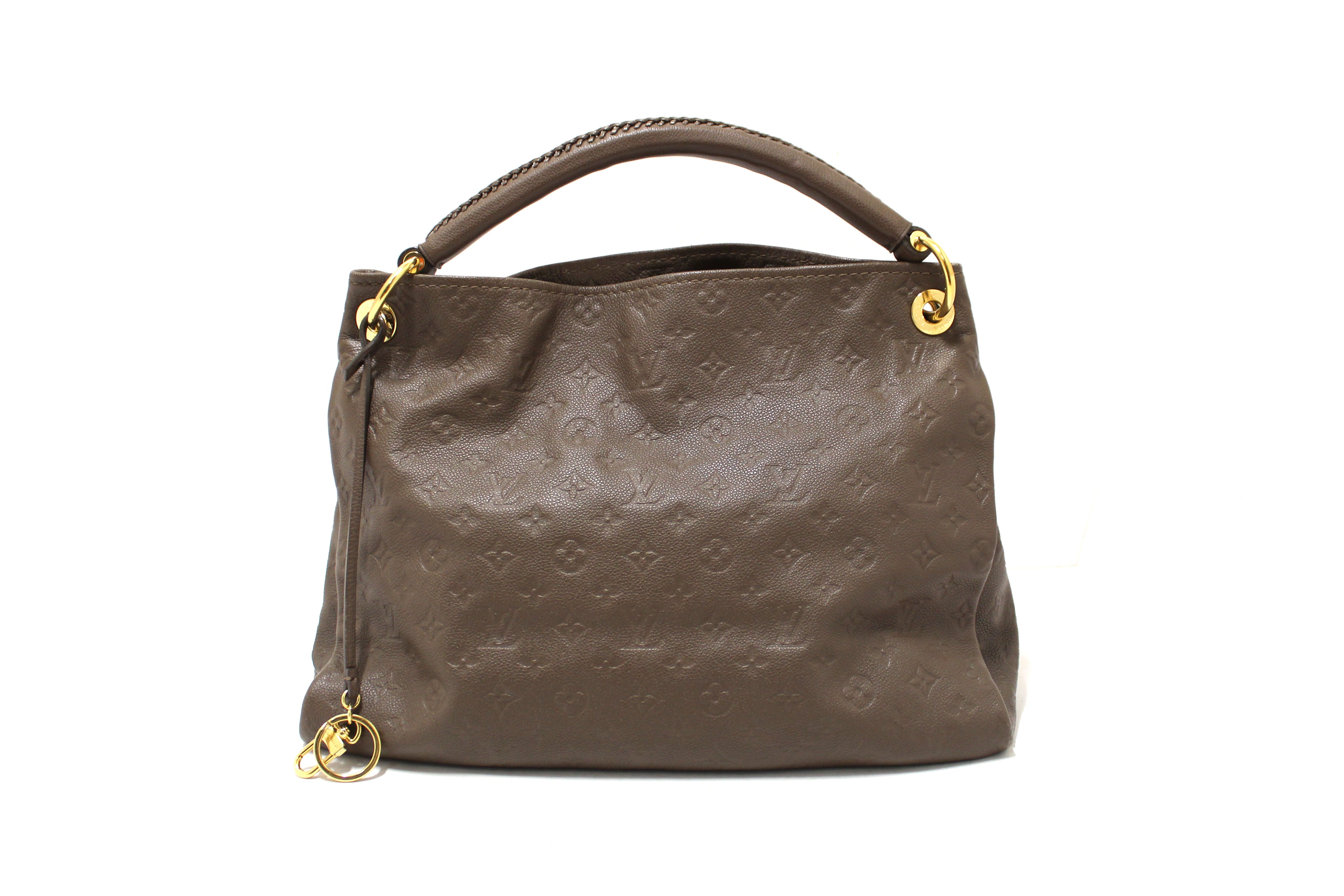 Authentic Louis Vuitton Black Empreinte Leather Artsy MM Hobo Bag - Luxury Designer Handbag for Women, Perfect for Work, Travel & Everyday Use