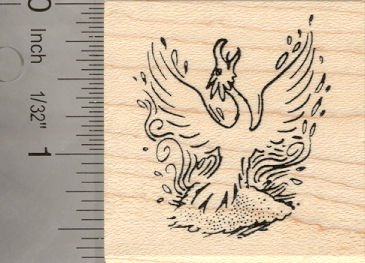 Custom Phoenix Rubber Stamp - Personalized Self-Inking Stamp for Business, Office & Crafting | Perfect for Documents, Envelopes, Scrapbooking & DIY Projects