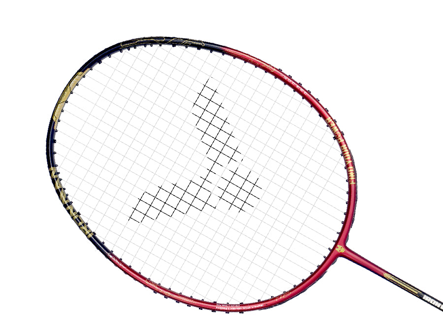 Victor Iron Man Limited Edition Badminton Racket Set - Professional Carbon Fiber Badminton Racket with Bag & Shuttlecocks - Perfect for Indoor/Outdoor Games, Tournaments & Training