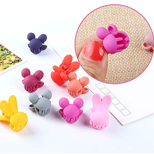 12 Pack Hair Claw Clips for Women & Girls - 1.1 Inch Small Hair Clips for Thin Hair, Ponytail Holders, Hair Styling Accessories - Perfect for School, Work, Gym & Everyday Use
