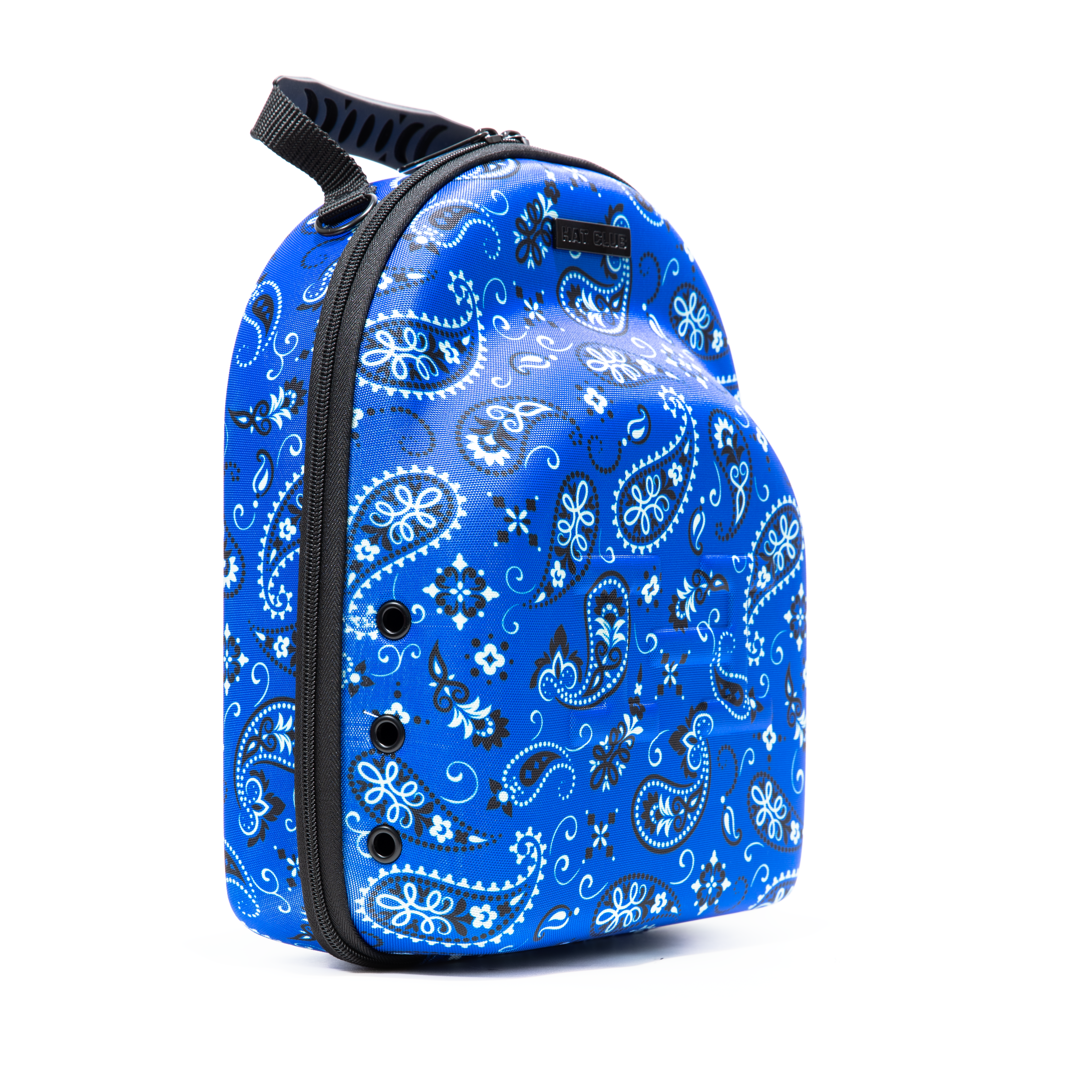 Stylish Hat Club 6 Hat Carrier with Paisley Royal Design – Perfect for Travel, Storage & Organizing Your Hat Collection