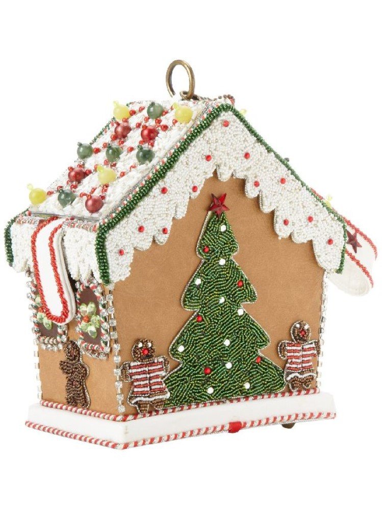 Mary Frances Gingerbread House Handbag - Christmas Themed Clutch Purse for Women, Holiday Party Accessory | Perfect for Festive Gatherings, Gift Exchanges & Winter Celebrations