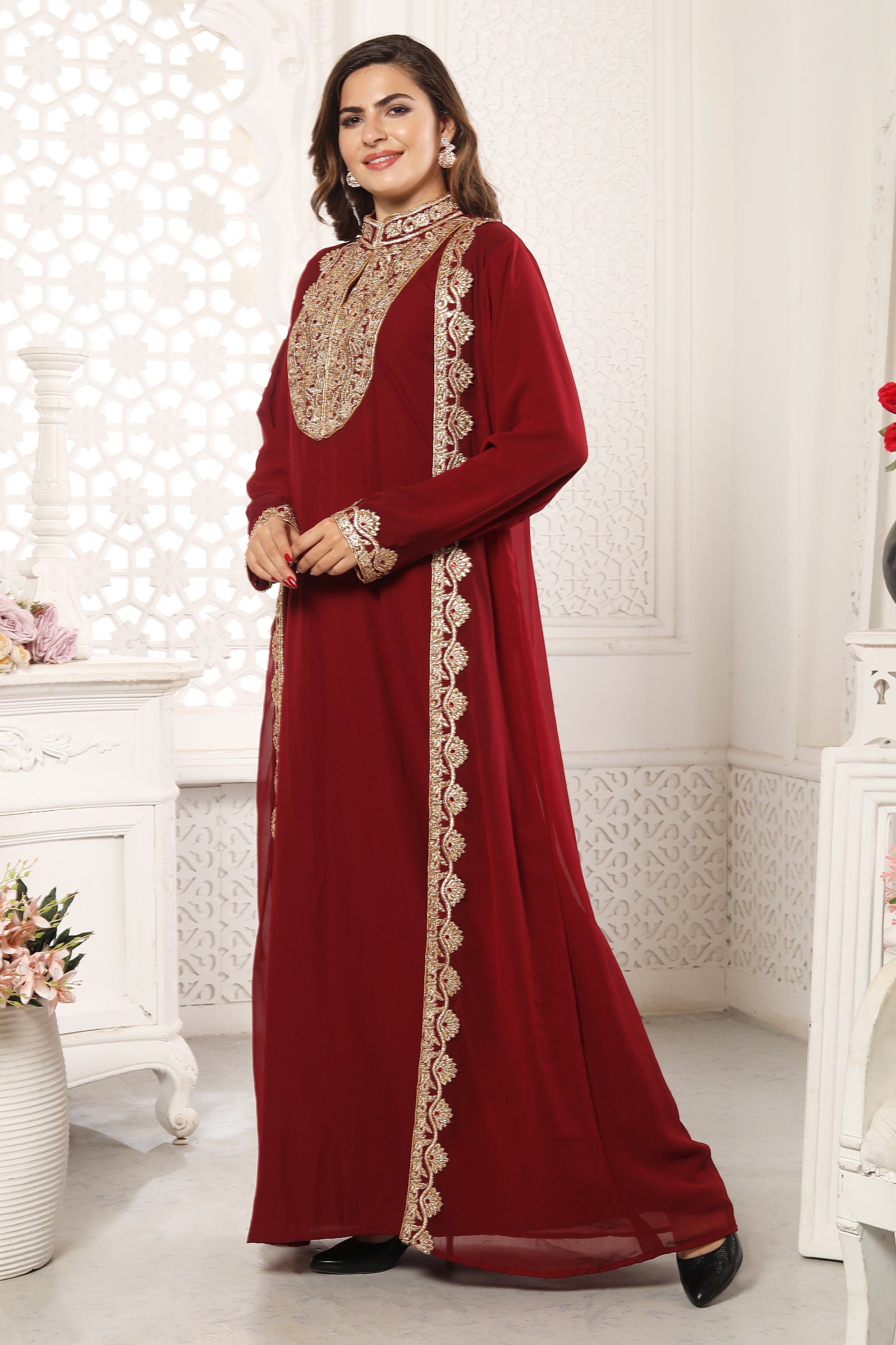 Handmade Designer Bridal Gowns for Wedding & Eid Party | Elegant Embroidery Evening Dresses for Brides, Mehndi & Special Occasions
