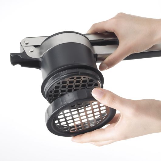 3-in-1 Adjustable Potato Ricer - Stainless Steel Masher for Perfect Mashed Potatoes, Baby Food & Pasta | Ideal for Home Cooking, Baking & Meal Prep
