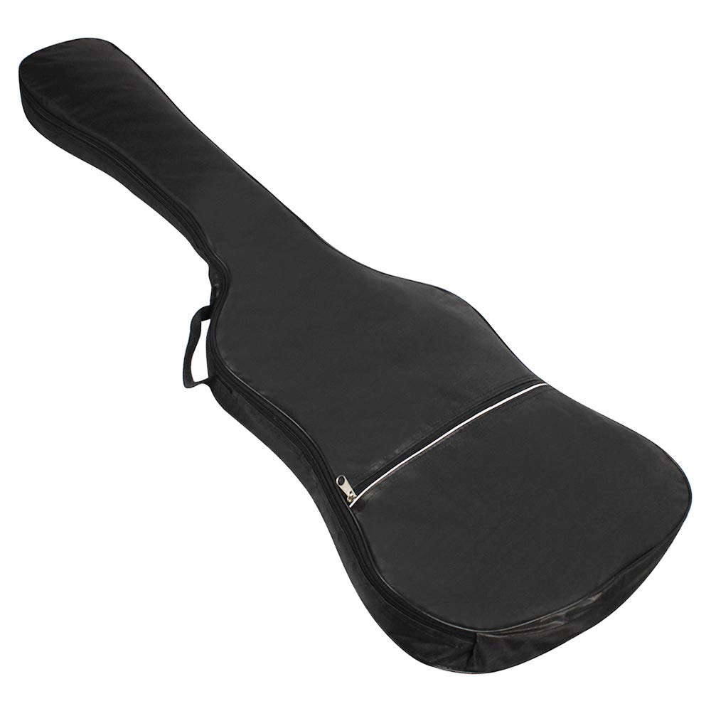 Electric Bass Guitar Backpack Case - 20mm Thick Padded Protection for Electric Bass & Guitars - Durable Black Gig Bag for Musicians - Perfect for Travel, Gigging & Storage