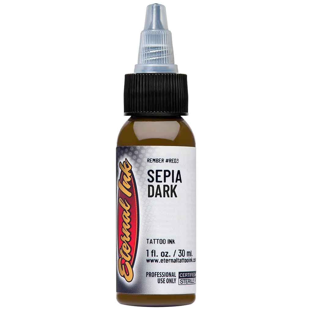 Sepia Dark Eternal Ink - 1oz Bottle for Calligraphy, Fountain Pens & Artistic Writing | Premium Quality, Long-Lasting Ink for Artists and Writers